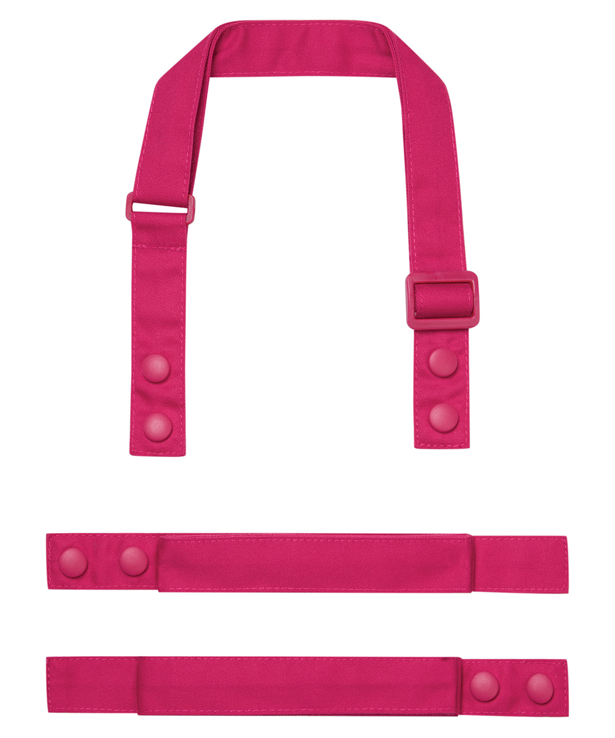 Pr191-Hpin | Hot Pink - Swap & Pop Customisable Apron Straps | Premier