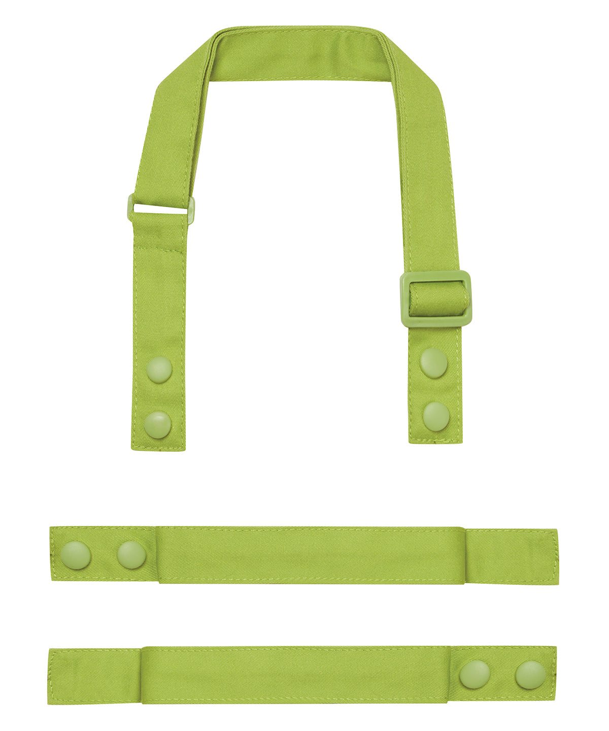Pr191-Lime | Lime - Swap & Pop Customisable Apron Straps | Premier