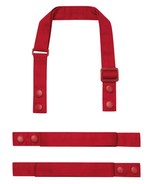 Pr191-Redd | Red - Swap & Pop Customisable Apron Straps | Premier