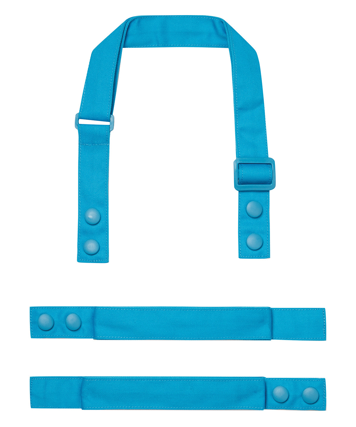 Pr191-Turq | Turquoise - Swap & Pop Customisable Apron Straps | Premier