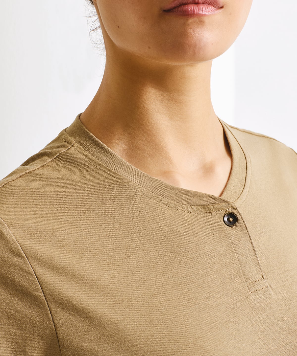 Premier PR319 Women's Cotton Rich Comis Tee | Embroidered Ladies Workwear T-Shirt