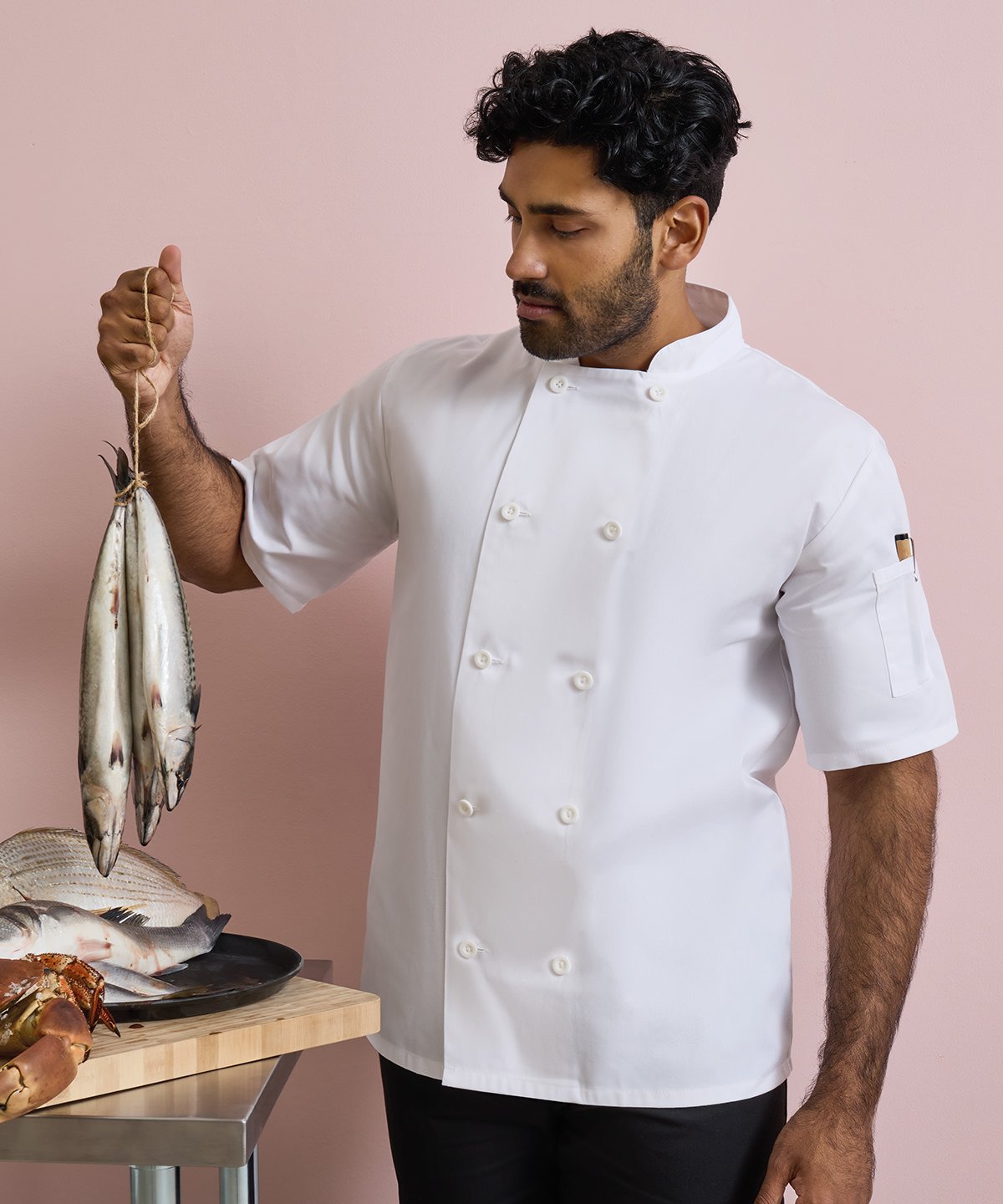 PR656 | Short sleeve chef’s jacket | Premier