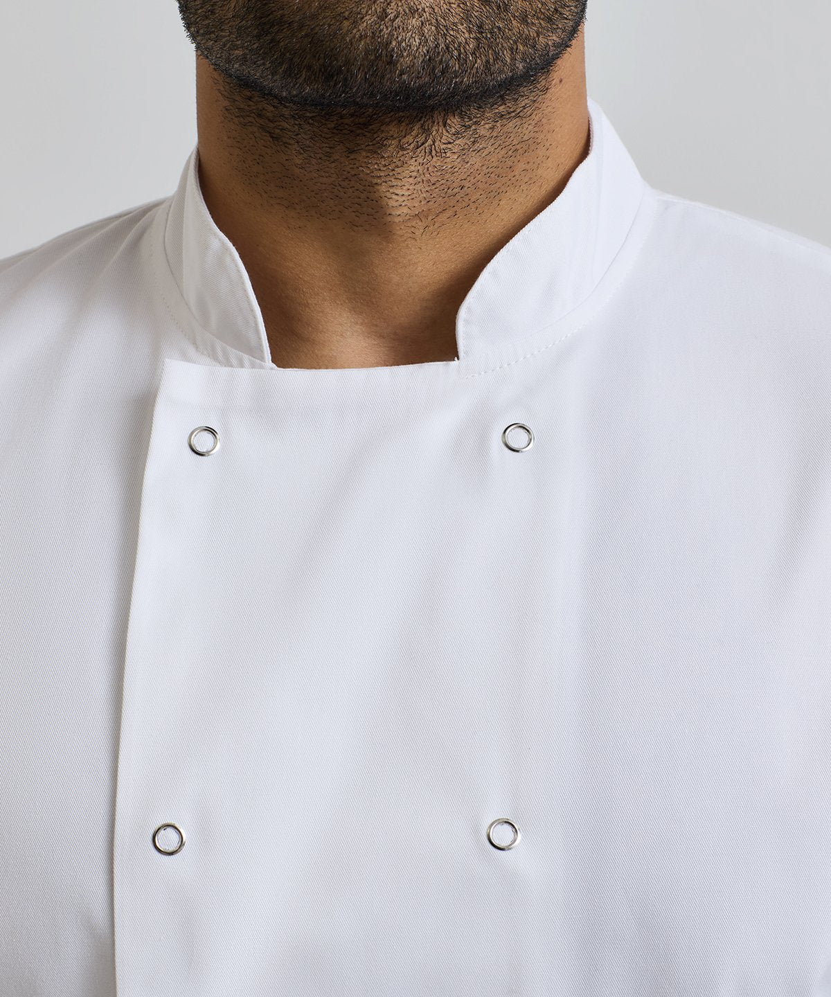 PR664 | Studded front short sleeve chef's jacket | Premier