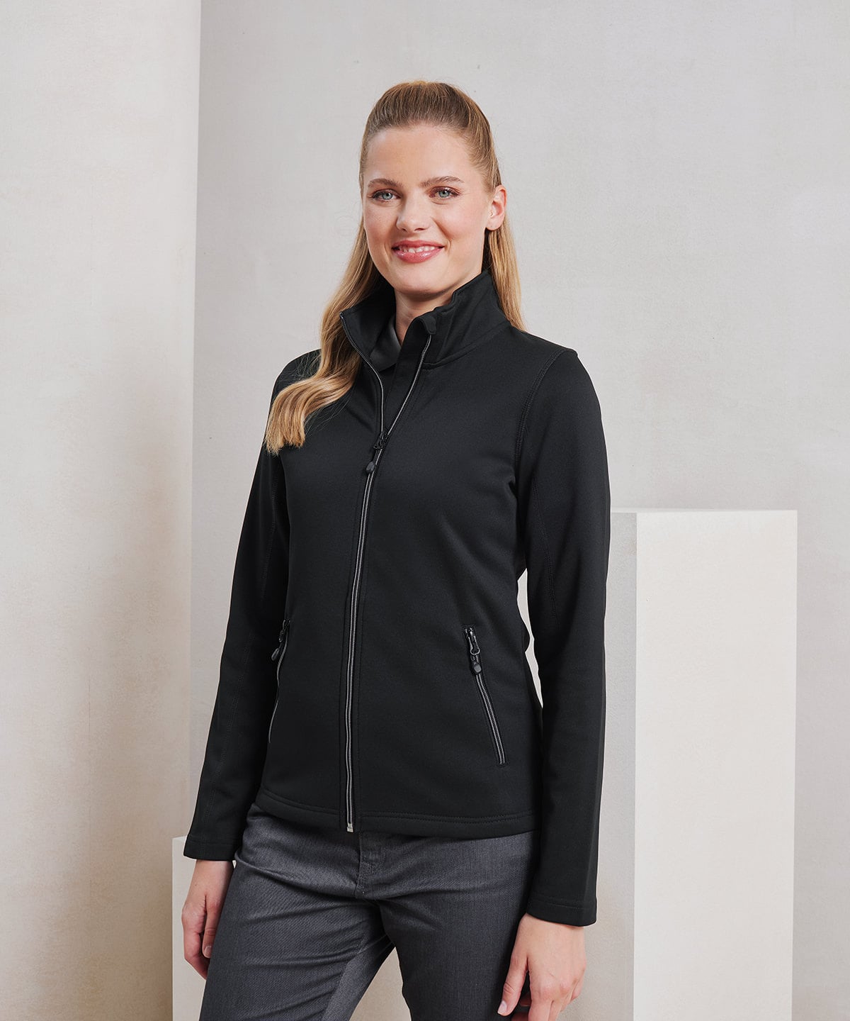 Premier Women's Spun Dyed Recycled Zip-Through Sweat (PR809) | Ladies Sustainable Sweatshirts