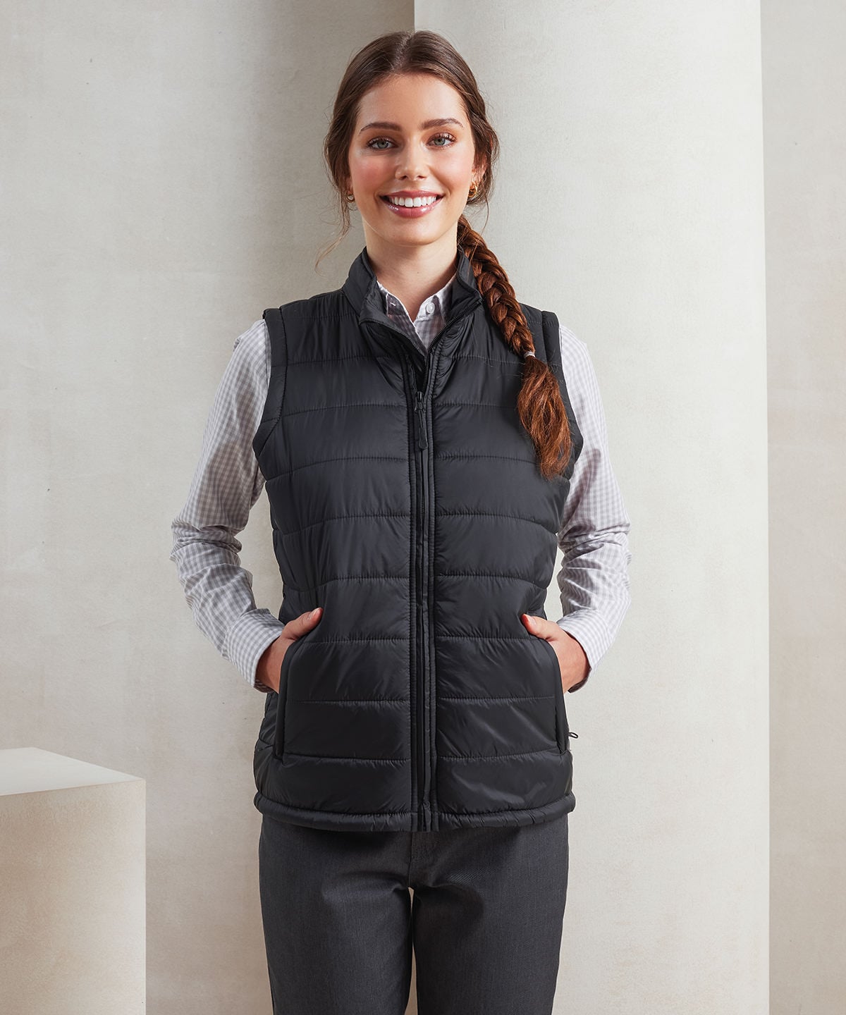 Premier Women's Recyclight Padded Gilet (PR815) | Ladies Sustainable Gilets