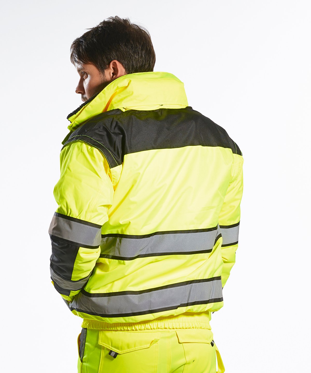 PW332 | Hi-vis classic bomber jacket (C466) | Portwest