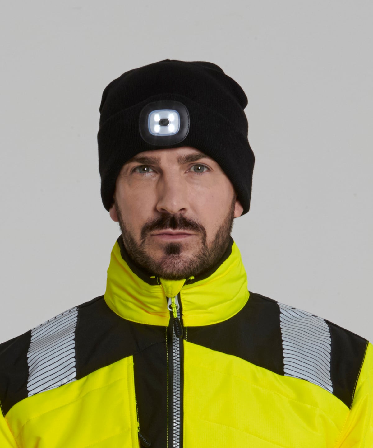 PW360 | Beanie LED headlight USB rechargeable (B029) | Portwest