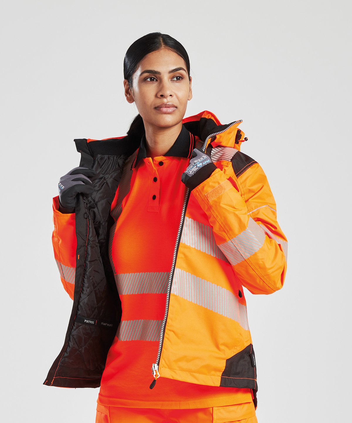 PW419 | Women’s PW3 Hi-vis winter jacket (PW382) | Portwest