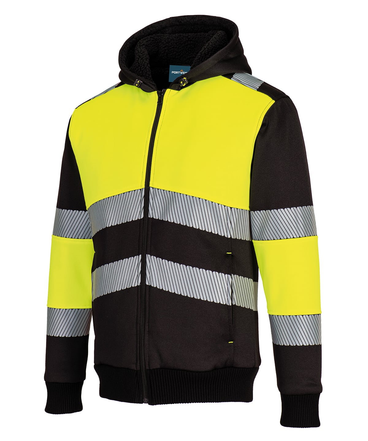 PW422 | PW3 Hi-vis Class 1 winter hoodie (PW377) | Portwest
