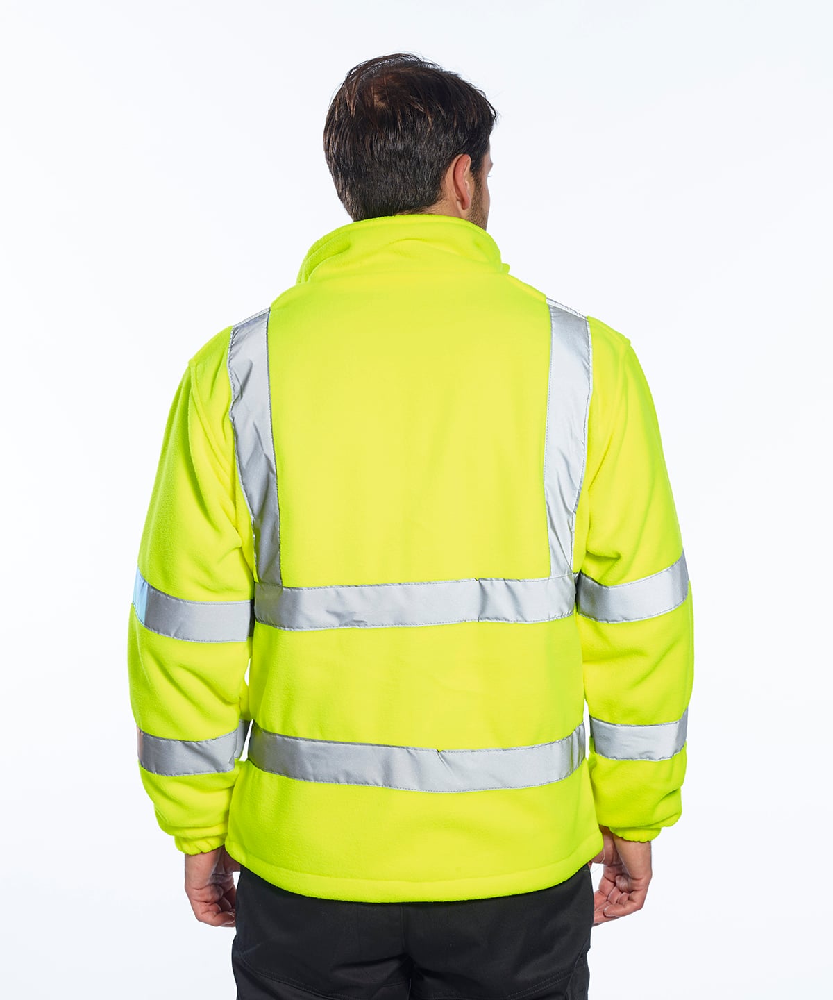 PW963 | Hi-vis mesh-lined fleece (F300) | Portwest