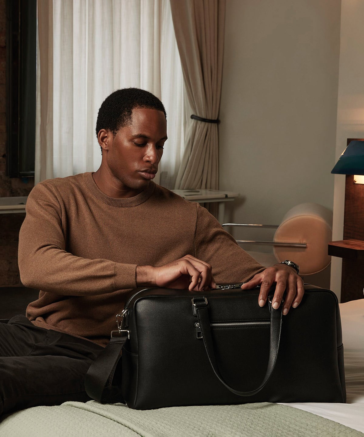 QD778 | Tailored luxe PU weekender | Quadra