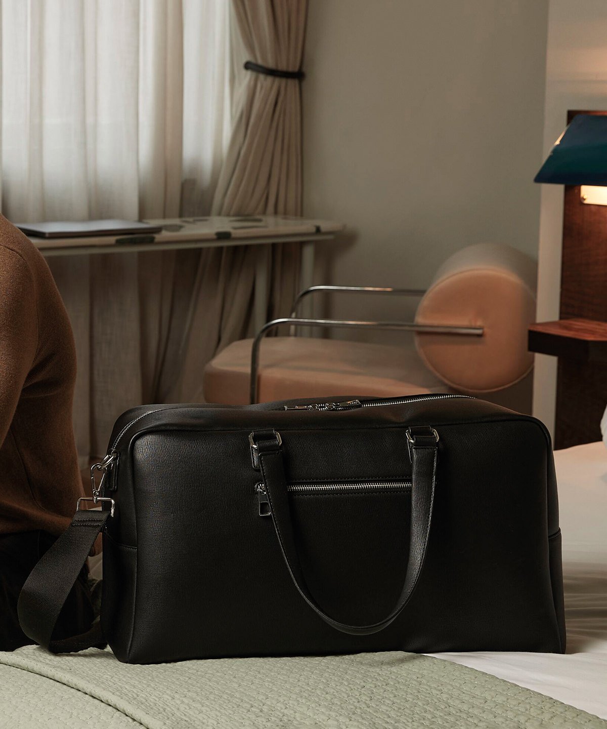 QD778 | Tailored luxe PU weekender | Quadra