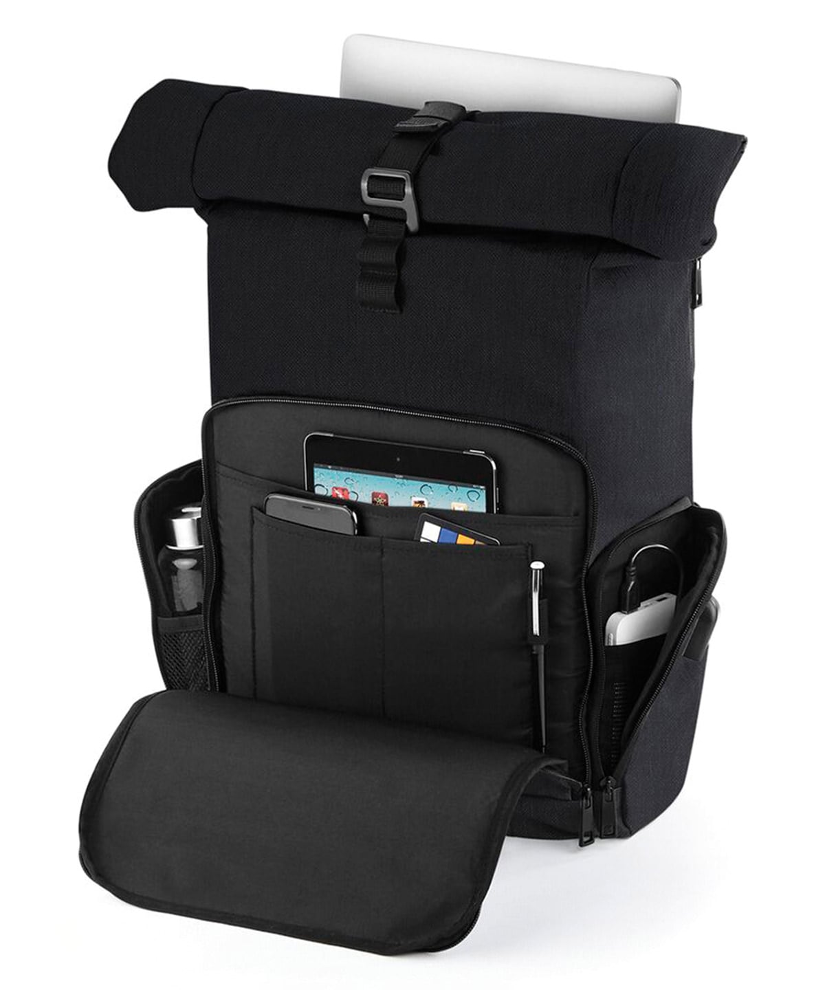 QD995 | Q-Tech charge roll-top backpack | Quadra