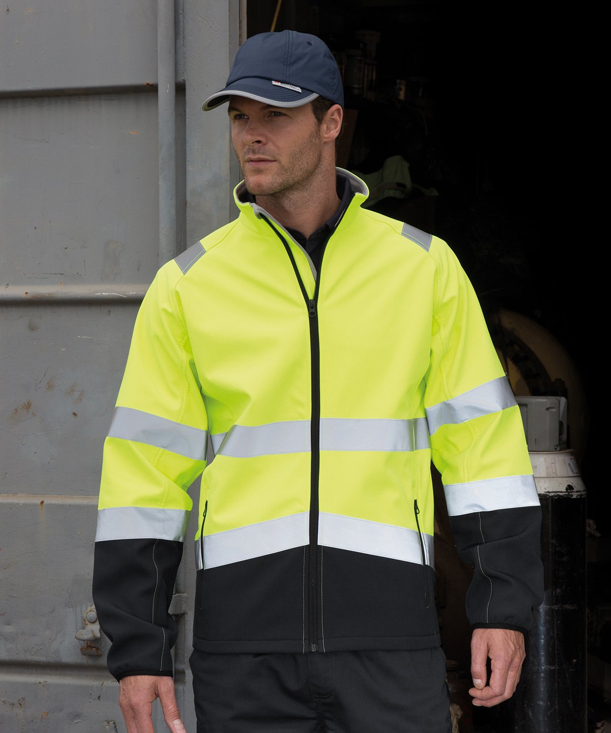 R450X | Printable safety softshell jacket  | Result Safeguard
