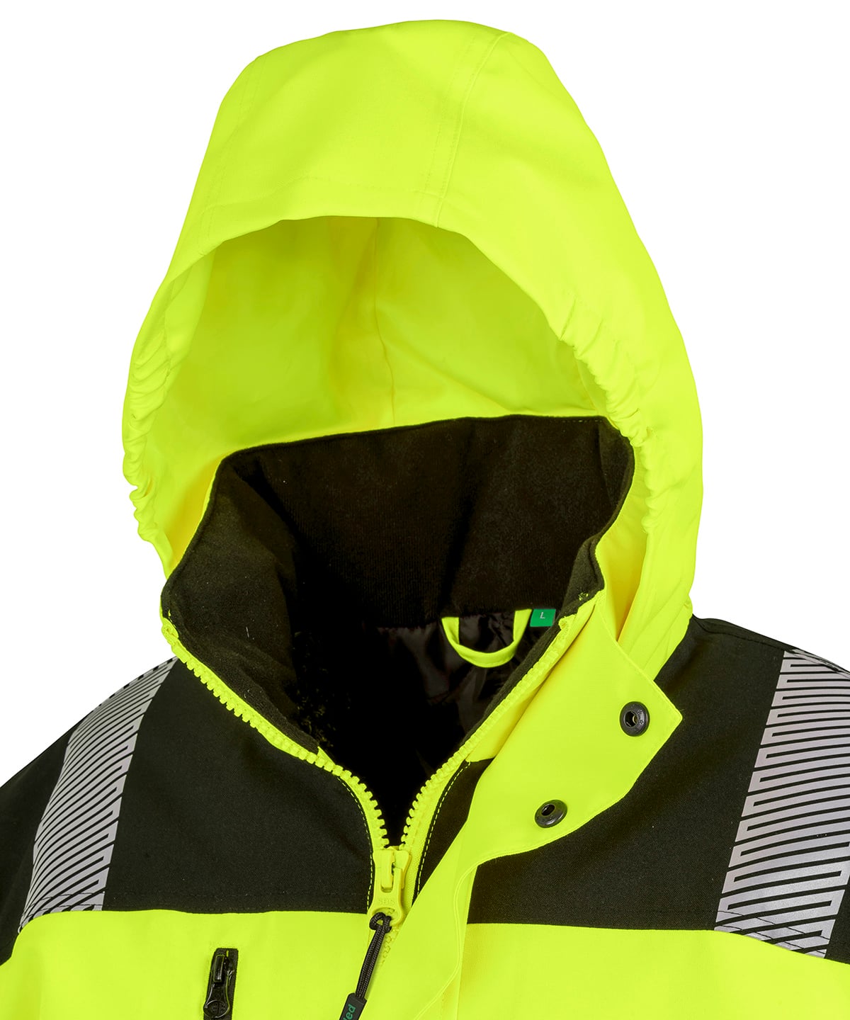 Result Safeguard Recycled Extreme Tech Softshell Safety Coat (R475X) | Class 2 Waterproof Coat