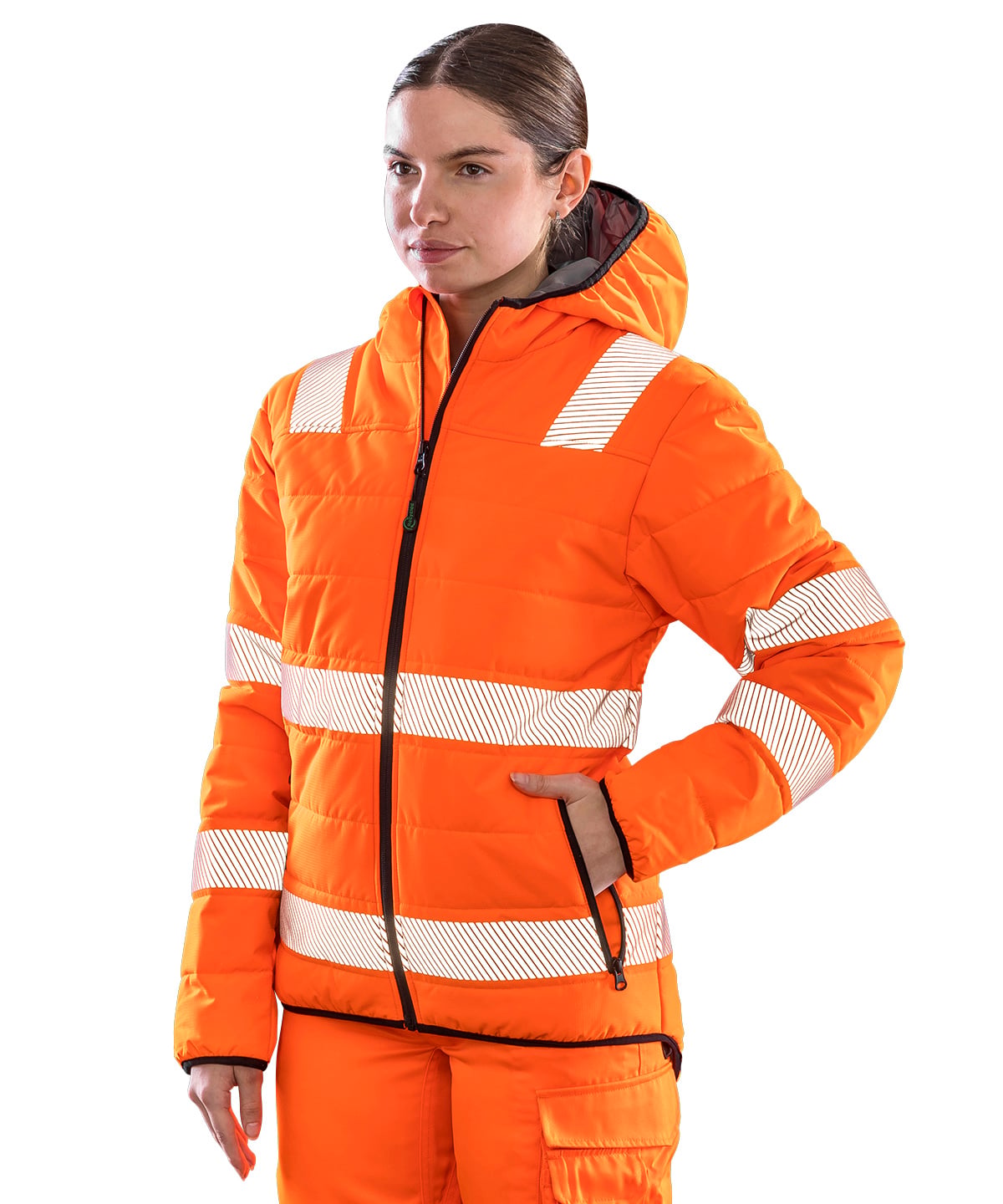 Result Recycled Ripstop Padded Safety Jacket (R500X) | Hi-Vis Jacket