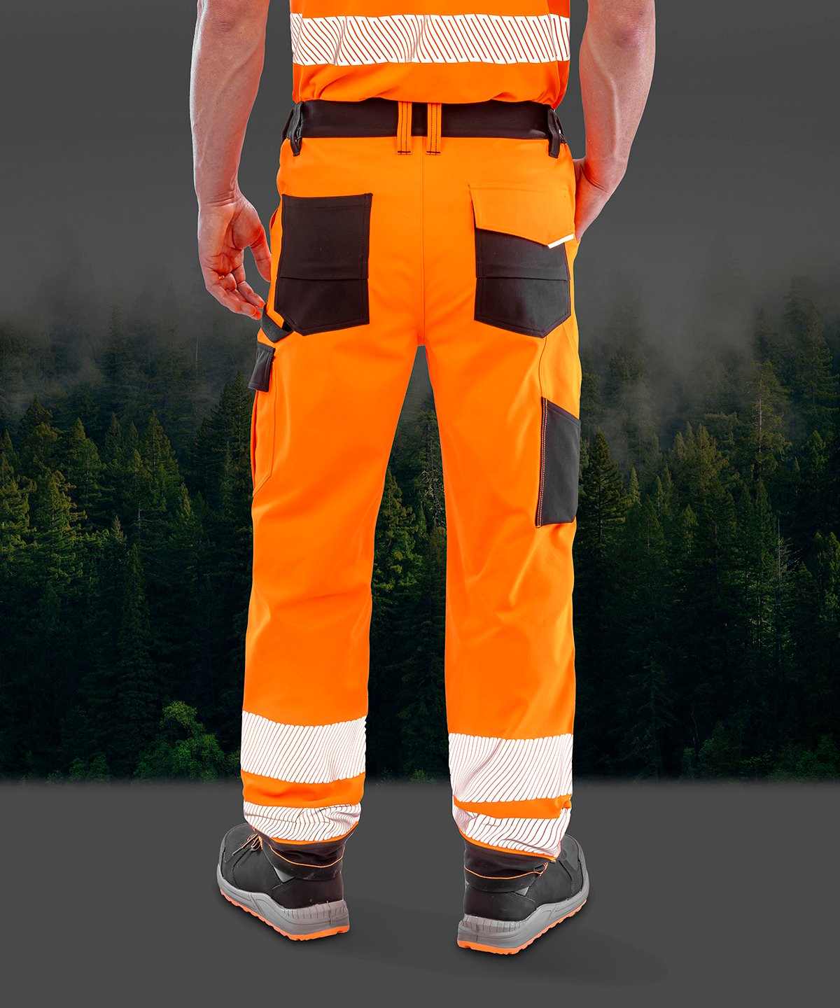 R517X | Safe-Guard recycled dynamic stretch safety trousers | Result Safeguard