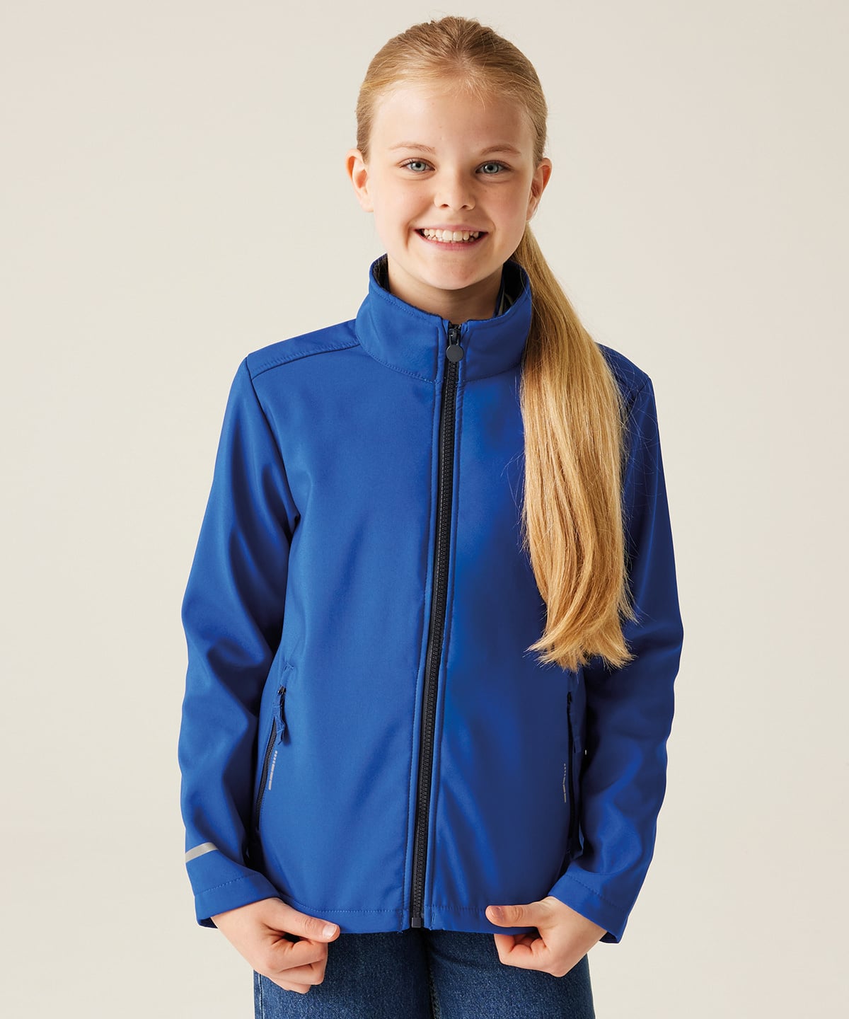 Regatta Junior Kids Ablaze Softshell Jacket (RG332) | Printable Kids Softshell