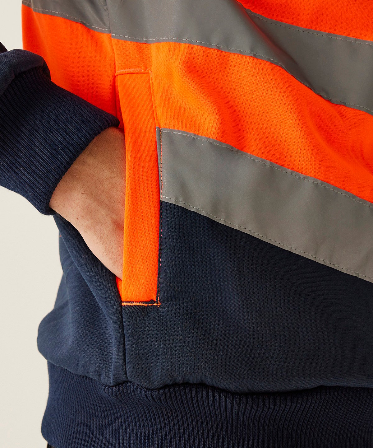 RG457 | Pro hi-vis full zip hoodie | Regatta High Visibility