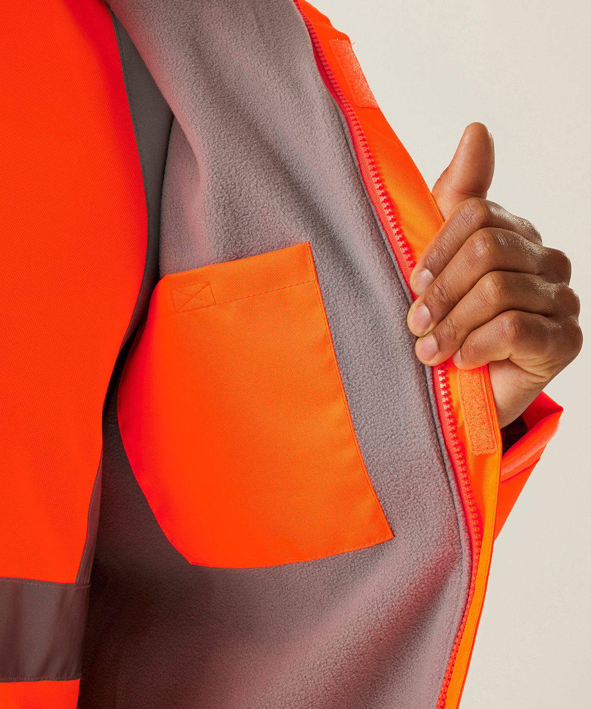 RG477 | Hi-vis Pro contract Dover jacket | Regatta High Visibility