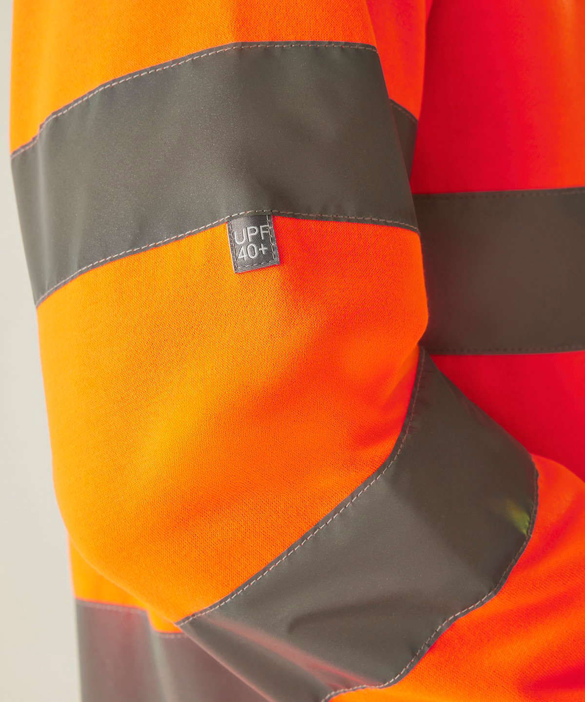RG487 | Hi-vis Pro contrast crew neck sweatshirt | Regatta High Visibility