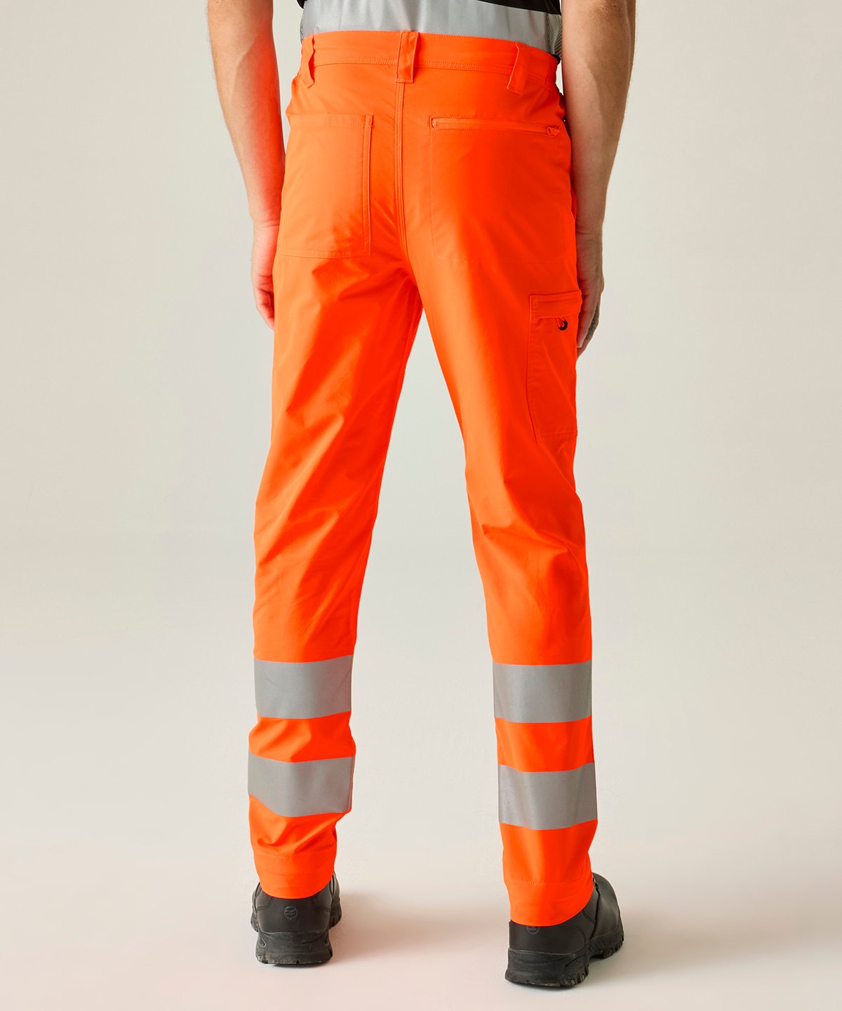 RG493 | Hi-vis pro contract stretch action trousers | Regatta High Visibility