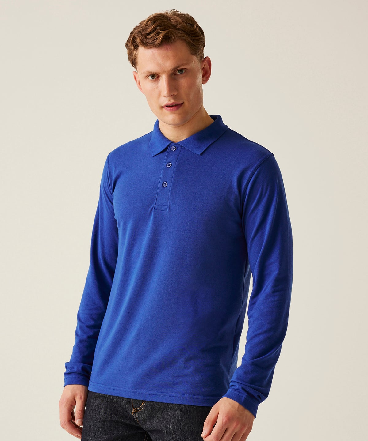 Regatta Professional Pro 65/35 Long Sleeve Polo (RG615) | Cotton-Blend Piqué Polo