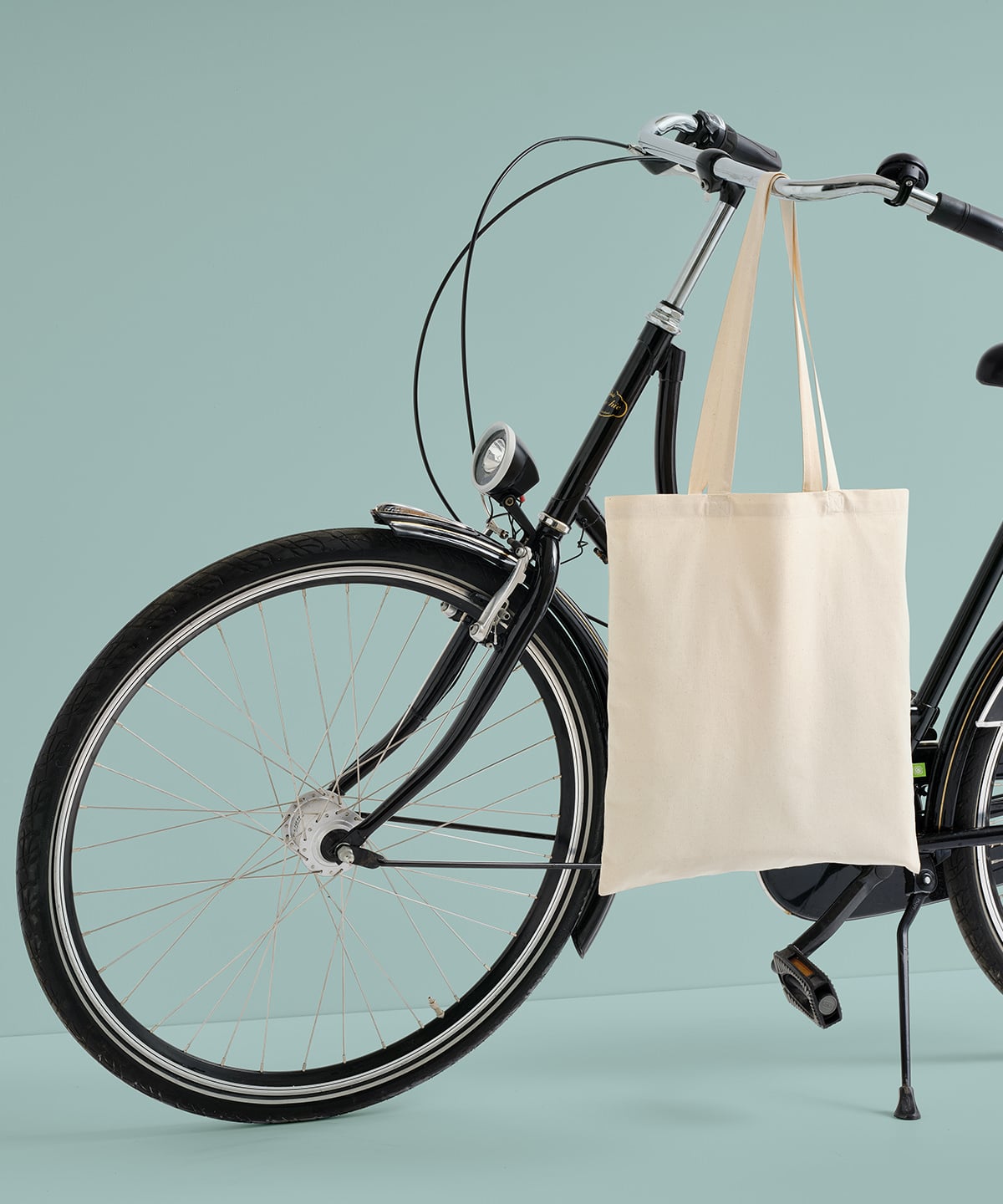 RL060 | Organic cotton shopper long handle | Nutshell