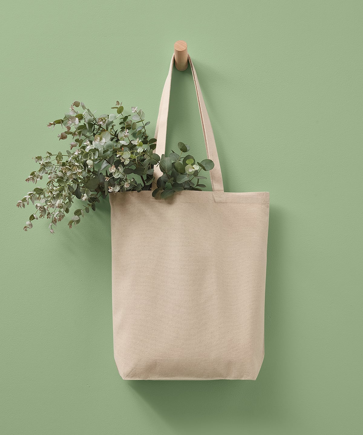 RL660 | Recycled premium canvas ‘flat base’ shopper | Nutshell
