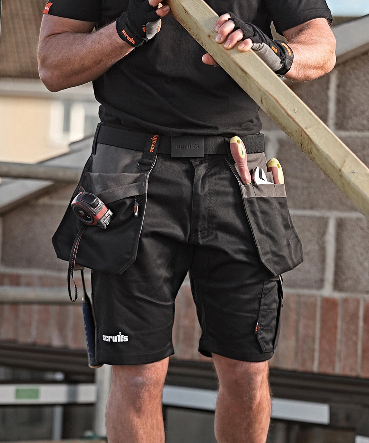 Scruffs Worker Plus Holster Shorts (SH057) | Holster Work Shorts