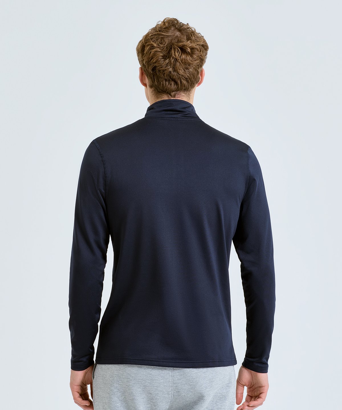 TR111 | TriDri recycled long sleeve brushed back ¼ zip top | TriDri
